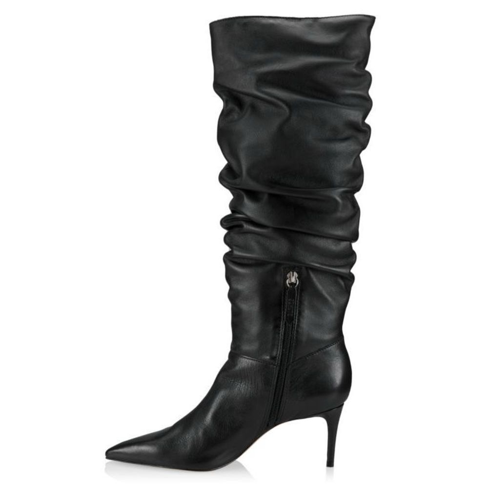 Schutz Ashlee Slouchy Leather High Boot Size 5.5 $198 - Picture 4 of 11